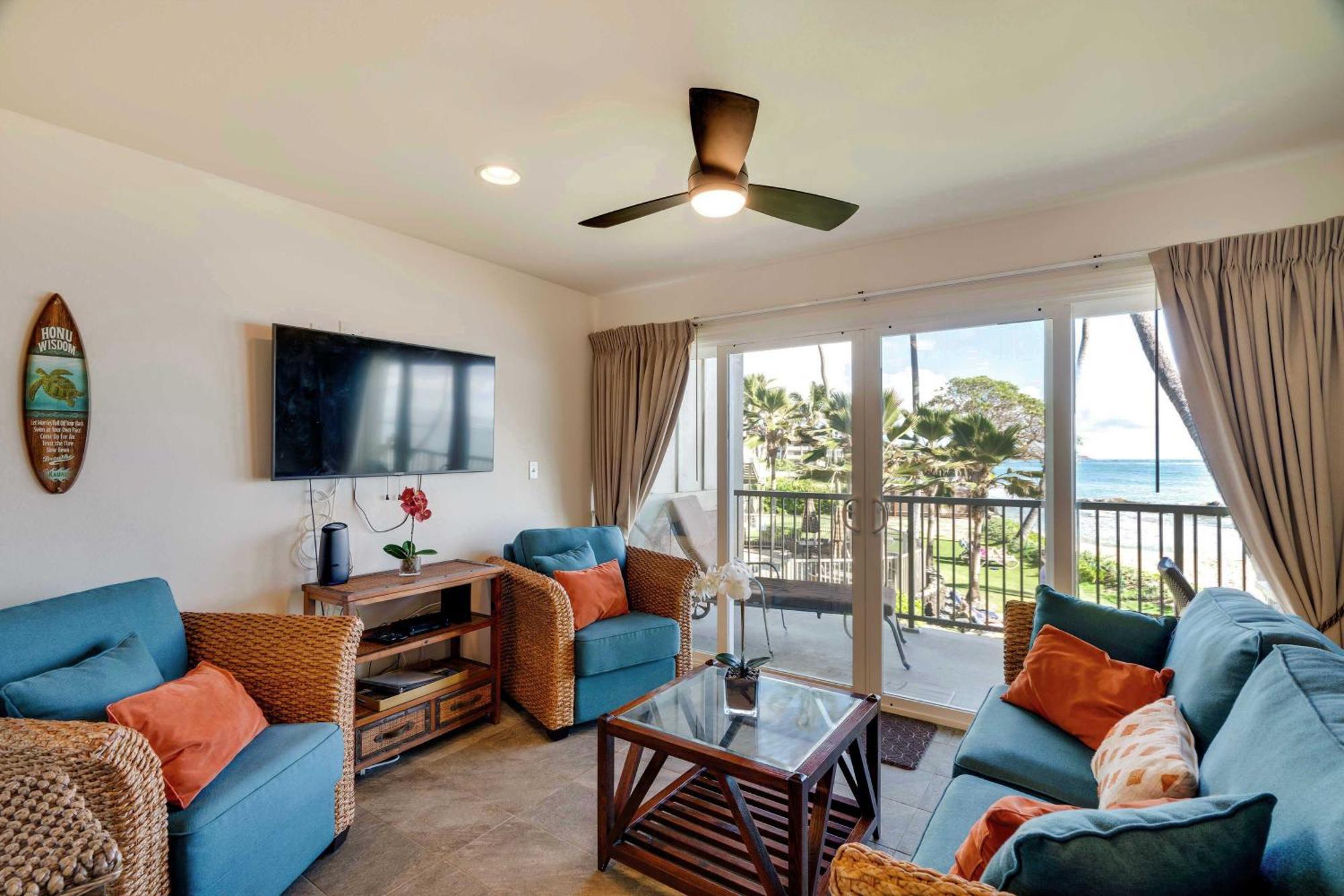 Waipouli Beachfront Condo With Balcony And Ocean Views Kapa'a Dış mekan fotoğraf