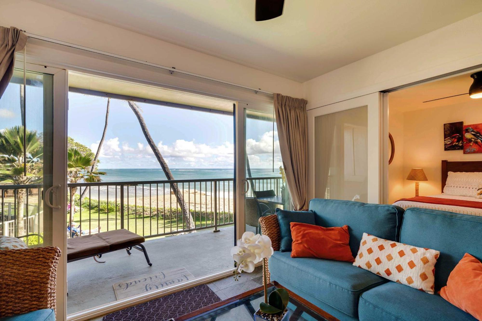 Waipouli Beachfront Condo With Balcony And Ocean Views Kapa'a Dış mekan fotoğraf